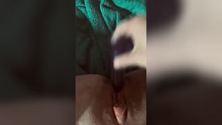 Making myself Squirt with Purple Toy