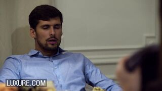 Mina Sauvage Concealed Licking and ORAL SEX during Dinner