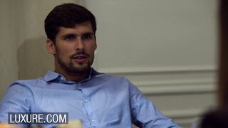 Mina Sauvage Concealed Licking and ORAL SEX during Dinner