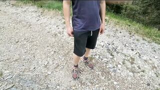 This Stranger Ejaculates so Fast. Premature Cummed inside my Butt. Dialogues and Risky Anal into Outdoor