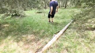 This Stranger Ejaculates so Fast. Premature Cummed inside my Butt. Dialogues and Risky Anal into Outdoor