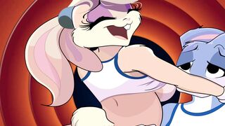 SPACE JAM| NINFOMANA LOLA BUNNY FUCKS BUGS BUNNY! |LOONEY TUNES