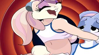 SPACE JAM| NINFOMANA LOLA BUNNY FUCKS BUGS BUNNY! |LOONEY TUNES