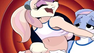 SPACE JAM| NINFOMANA LOLA BUNNY FUCKS BUGS BUNNY! |LOONEY TUNES