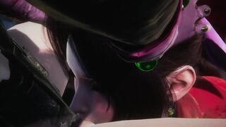 Aerith and Tifa passionate sex - Final Fantasy 7 Futa