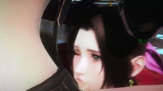 Aerith and Tifa passionate sex - Final Fantasy 7 Futa