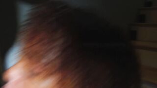 Blowing Cock on the Stairs