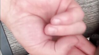 Outside Vagina at Brewery getting Fingering inside Front of People Huge Version