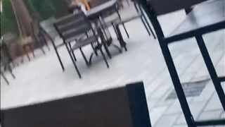 Outside Vagina at Brewery getting Fingering inside Front of People Huge Version
