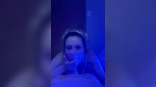 hot Blonde Sucking Off Long Dick