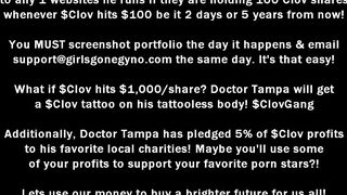 $CLOV Tina Lee Comet Gets taken at Gas Station & Brought to Doctor Tampa for Presale Gyno Inspection