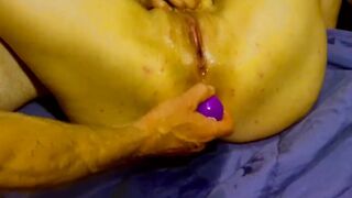 Squirting from Anal Sex Toys