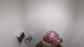 Huge Daddy Takes me inside the Shower