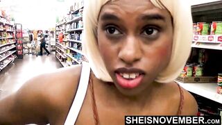 Pornstar Msnovember Creampied By Walmart Employee For Groceries, Taking Black