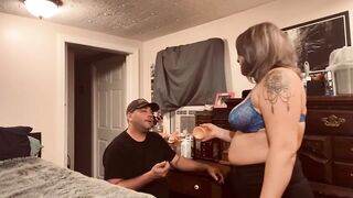 Cheating Fiance Calls Maintenance Bro while Husbands out of Town