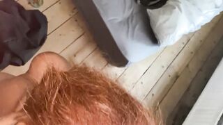 Chained Teenagers Black Dark Hair Head and Bareback Sex with bbc from Tinder Date