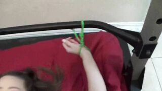 Defenseless Bound down Daisy is Impregnated