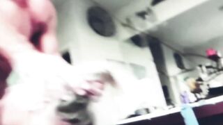 Choking on Dick * Lusty mom Gets Man Handled & Sweet Cum inside Mouth Shot * Hard