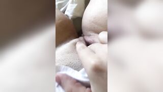 Insane Pregnant Orgasm Sweet Groaning and Bushy Vagina