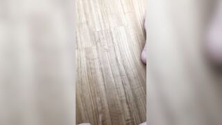 Pissed all over the Floor Desperately trying to got to the Bathroom