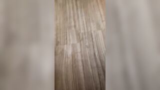 Pissed all over the Floor Desperately trying to got to the Bathroom