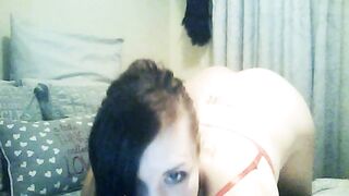 hot Barely Legal Amateur with a Curvy Booty Having Fun Rough to got on her Parents Bed! first Time