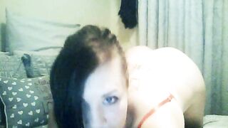 hot Barely Legal Amateur with a Curvy Booty Having Fun Rough to got on her Parents Bed! first Time
