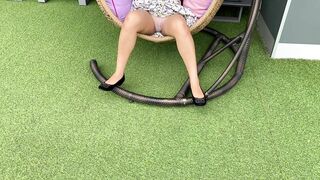Outdoor Dildo Remote and Squirt