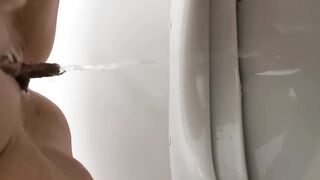 Must Pissing on Outdoor Restroom