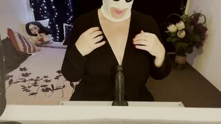 ASMR Titty Banged with Huge African Toy. don't you wish this was your Dick?