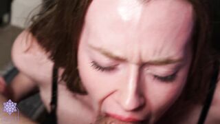 Submissive babe cunt with mouth offer Head until Facial