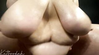 SSBBW Fat Loose Body Huge Belly Shaking Big Oiled Jugs Giant Legs Hot KATBOODAH Compilation