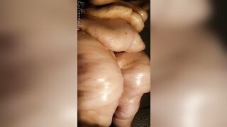 SSBBW Fat Loose Body Huge Belly Shaking Big Oiled Jugs Giant Legs Hot KATBOODAH Compilation