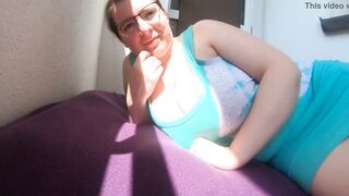 beauty day on balcony