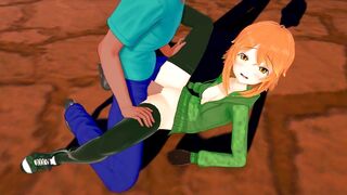 Minecraft - Sex with Creeper - Mob Talker - 3D Animated