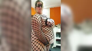 Curvy Charlotte BBW Body Stocking messing around 2