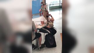 Thick Big Tit MILF Candid (Caught)