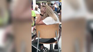 Thick Big Tit MILF Candid (Caught)