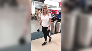 Thick Big Tit MILF Candid (Caught)