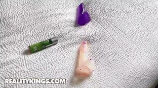 Voluptuous Hot (Chloe Kinks) Getting Her Pussy Banged!! Hard From Wc To