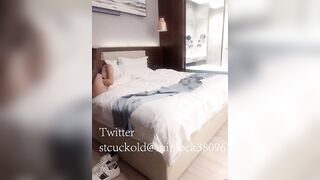 The Cuckold Husband Kneels on the Ground to Watch his Ex-Wife get