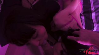 beauty Teenie Rim Job 3-Way Double Head and Hardcore Sex -WHORNY FILMS