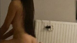 My eastern 18 year old year older pussy with mouth with huge jugs rides