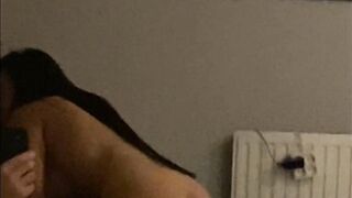 My eastern 18 year old year older pussy with mouth with huge jugs rides