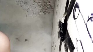 Very cute women giving bj on glory hole