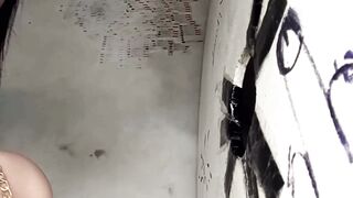 Very cute women giving bj on glory hole