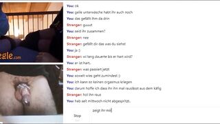 german omegle girls show booty g-string titted cleacage chastity