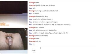 german omegle girls show booty g-string titted cleacage chastity