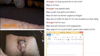 german omegle girls show booty g-string titted cleacage chastity