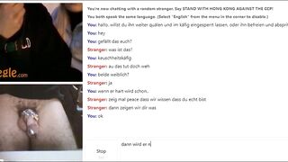 german omegle girls show booty g-string titted cleacage chastity